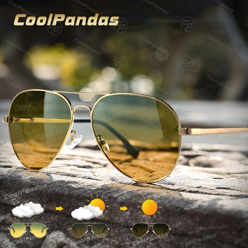 Sunglasses Aviator Polarized - Occhiali da sole fotocromatici da uomo