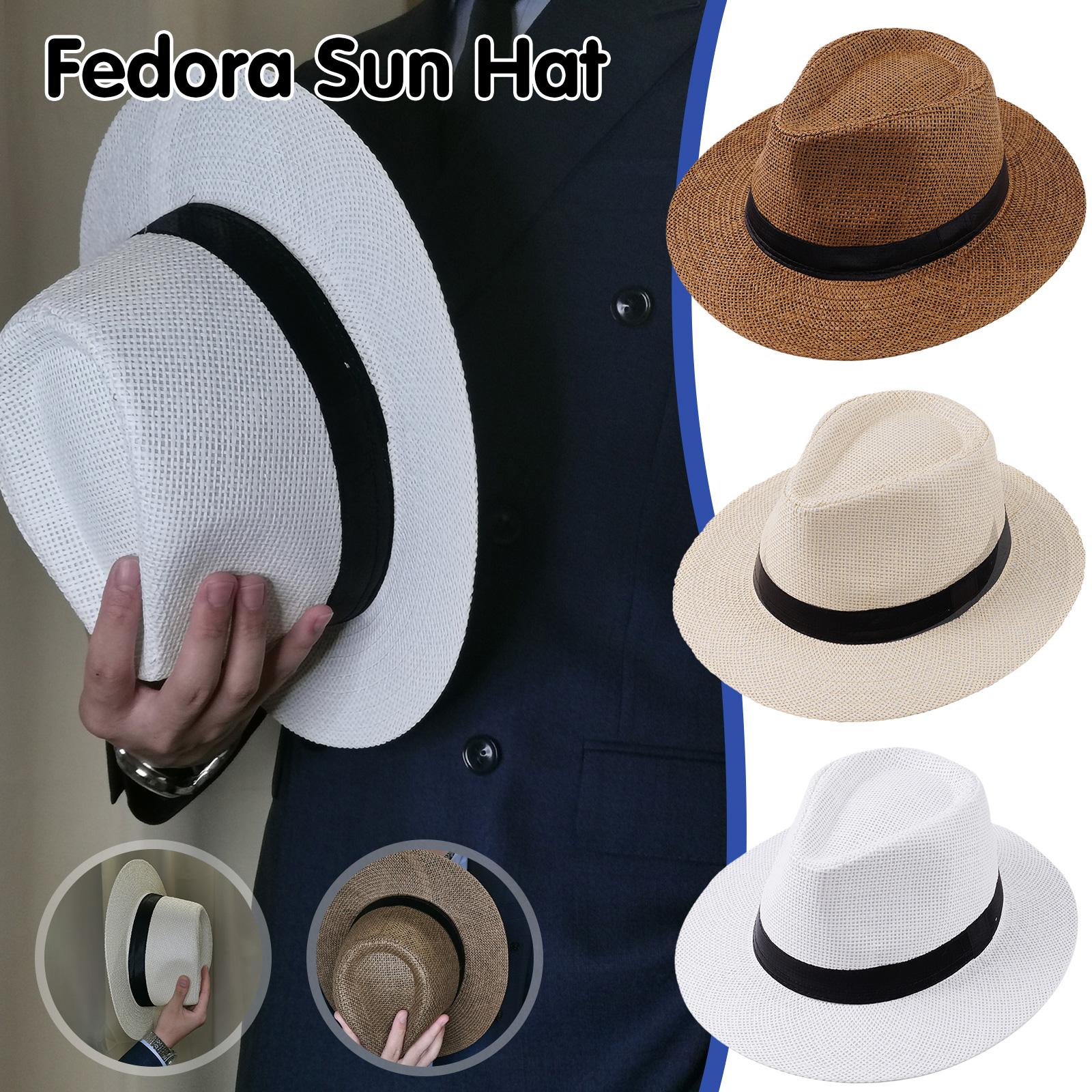 Bucket Hat Straw - Cappello Panama Estivo da Uomo in
