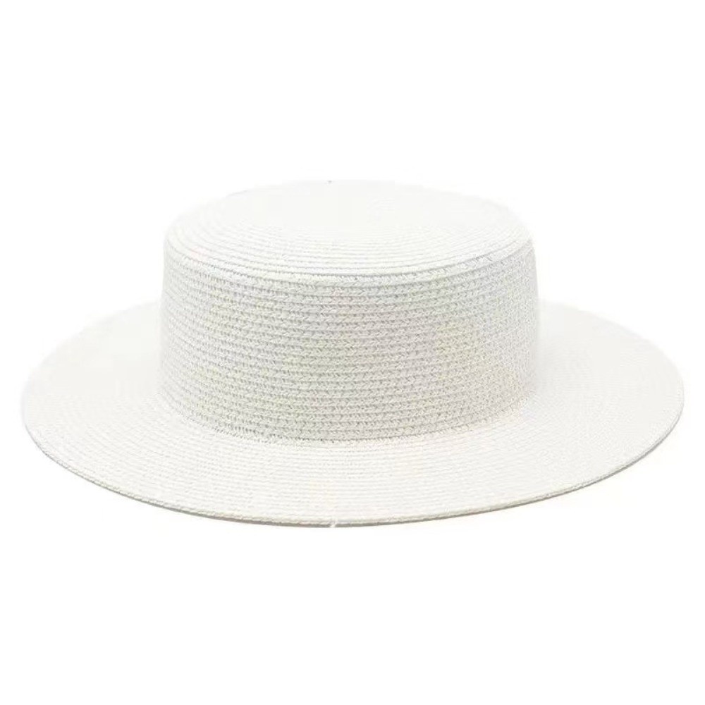 Bucket Hat Straw - Cappello di paglia alla moda a
