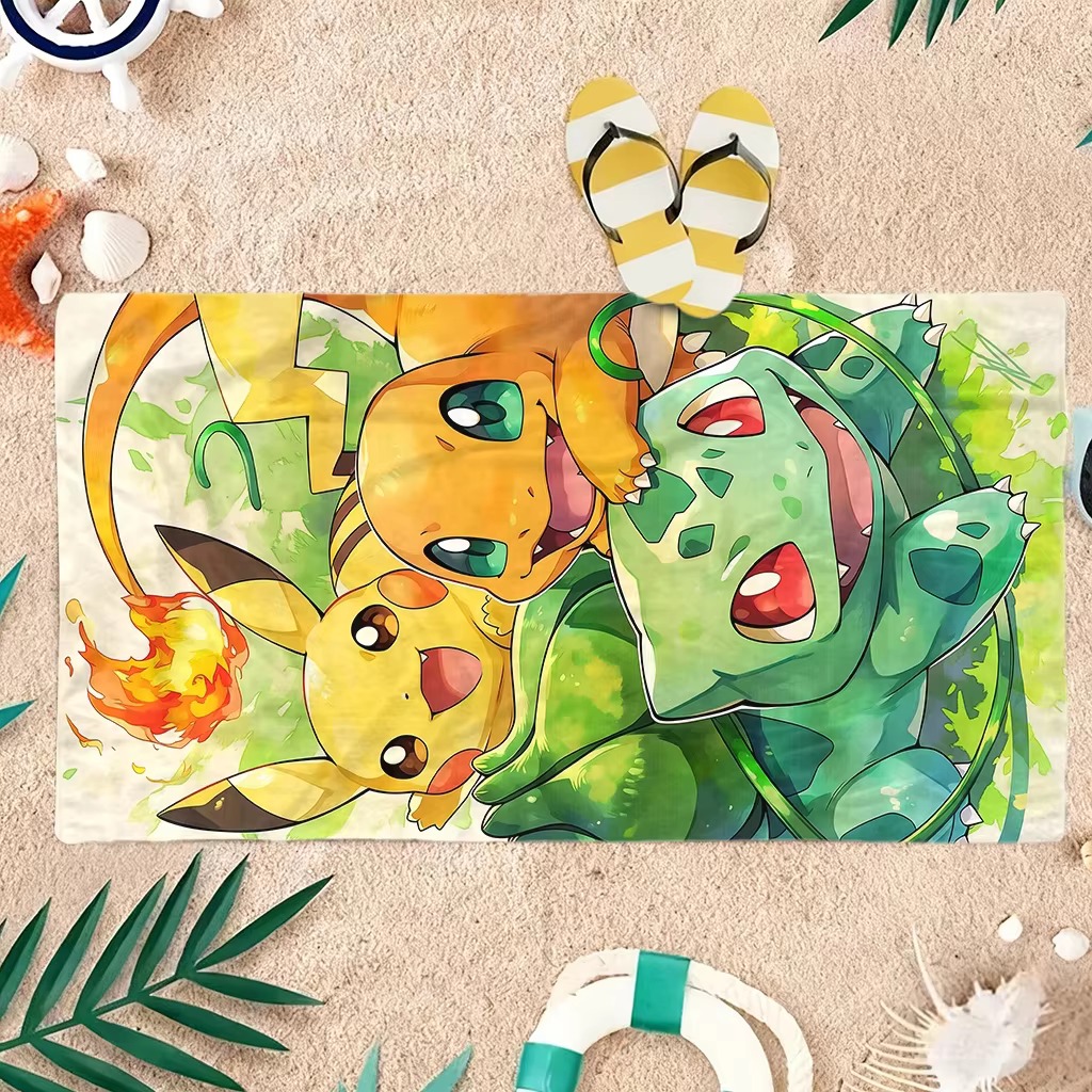 P-Pokemon Starters Asciugamano - Beach Towel Large recensione e prezzo