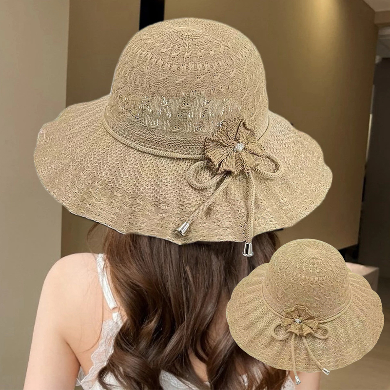 Cappello da Pescatore Estivo,  - Bucket Hat Straw recensione e prezzo