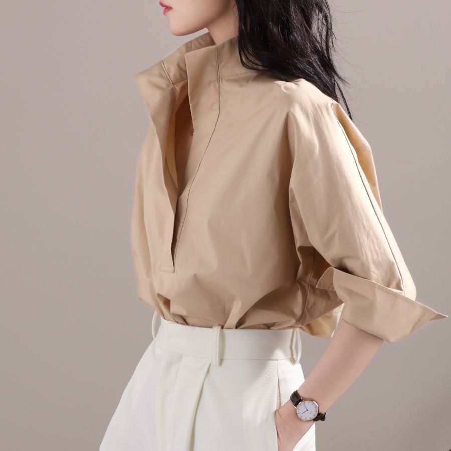 Camicia senza maniche da donna - Shirt Camp Collar recensione e prezzo