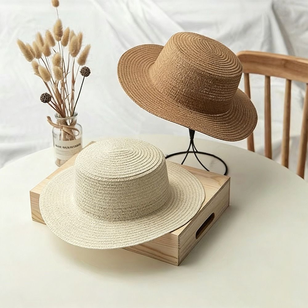 Cappello di paglia alla moda a - Bucket Hat Straw recensione e prezzo